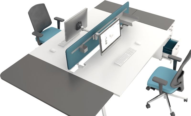 Yan Sliding Top Desking Arrangement