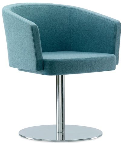 Zone Chair On Pedestal Base