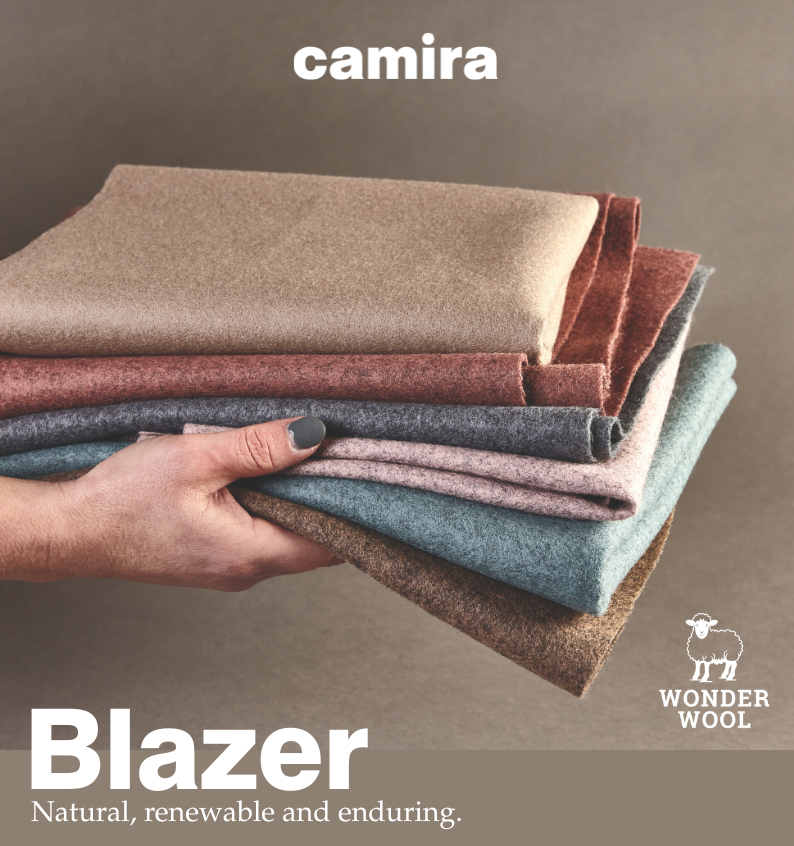 Blazer Wool Fabric from Camira, available on a range of seating from Aerofoil Design.